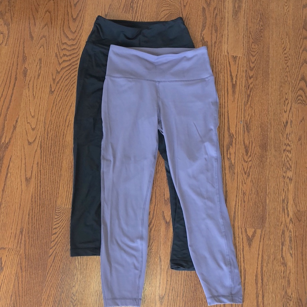 2 FOR 1: 90 Degree Leggings in Dusty Purple and Black